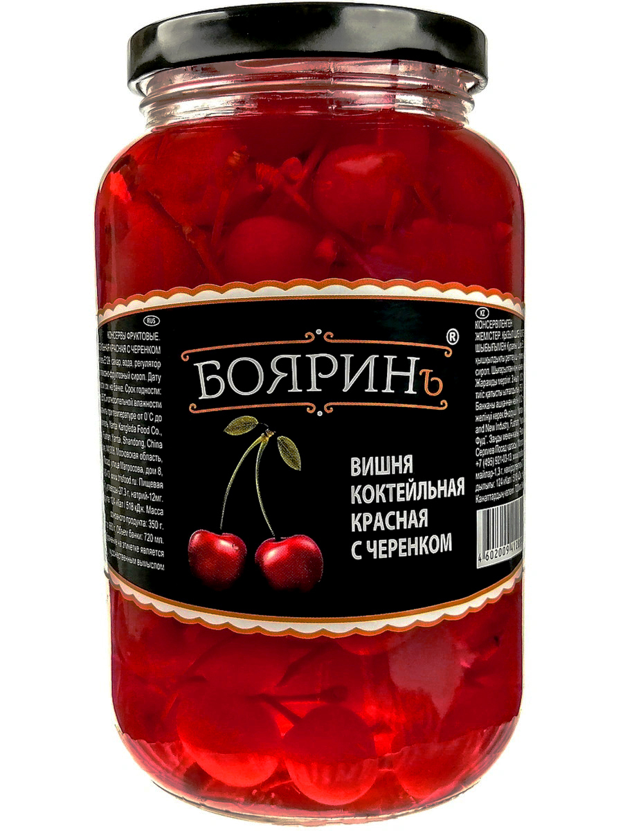 Консервированная черешня для торта